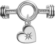 NWT Brighton Color Clique Cord STARLIT Crystal Silver Ornament MSRP $48