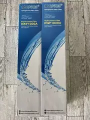 2 pack Icepure RWF1000A Water Replacement Refrigerator Filter LG & Kenmore Elite