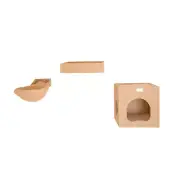 Armarkat real wood Wall Series: Tree W1907B With Condo, Perch, and Soft Perch