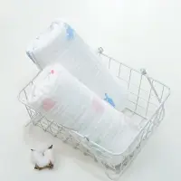 在飛比找樂天市場購物網優惠-新生嬰兒浴巾純棉紗布超柔吸水嬰兒用品寶寶初生兒童洗澡巾蓋毯