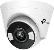 TP-Link VIGI 5MP Turret Network Smart Security Camera, Full-Colour, H.265+, 120dB WDR, AI Detection, Two-Way Audio, PoE/ 12V DC, Remote Control, Onboard Storage SD card slot (VIGI C450(2.8mm))
