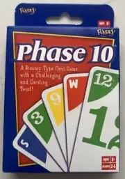 Phase 10 ~ A Rummy Type Card Game With A Challenging Twist ~ (2004) ~ NEW Opened