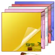 Acrylic Mirror Sheets 1/8 5 Pcs 12 X 12In Acrylic Mirror Sheets 3 Mm for Laser