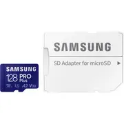 Samsung 128GB Micro SDXC Pro Plus Memory Card with Adaptor - 180MB/s