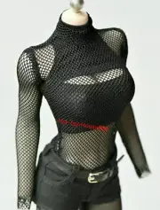 1/6 Scale Female Sexy Fishnet Mesh Top For 12" Action Figure Body Custom Doll
