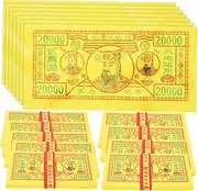 OATIPHO 350sheets Burning Ghost Money Traditional Ancestor Notes for Festivals Role-Playing and Worship Ceremonies Craftsmanship Patterns and Bright Colors for Qingming and Hungry Ghost