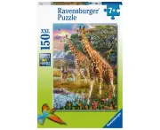 150pc Ravensburger Giraffes in Africa Jigsaw Puzzle Interactive Play Toy 7+