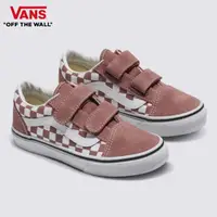 在飛比找momo購物網優惠-【VANS 官方旗艦】Old Skool V 中童款玫瑰紅色