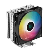 DeepCool AG400 ARGB Single Tower CPU Cooler, TDP 220W, 120mm Static ARGB Fan, Direct-Touch Copper Heat Pipes, Intel LGA1700/AMD AM5 Support