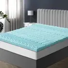 Bedra Memory Foam Mattress Topper Cool Gel Bed Bamboo Cover 7-Zone 8CM Queen