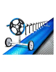 [Aqua Buddy] Solar Swimming Pool Cover Roller 10.5x4.2m in Blue