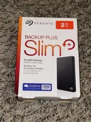 Seagate Backup Plus Slim 2TB External Hard Drive Brand New STDR2000100