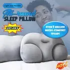 1* All-Round Sleep Pillows Egg Sleeper Memory Foam Soft Orthopedic Neck O8P0
