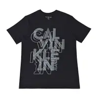 在飛比找蝦皮商城優惠-CK Calvin Klein經典燙印字母LOGO造型V領短