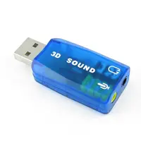 在飛比找樂天市場購物網優惠-USB音效卡模擬5.1聲道隨插即用 電腦音效卡 PD5524
