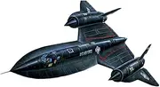 Academy 12448 1/72 US Air Force SR-71 Blackbird Plastic Model
