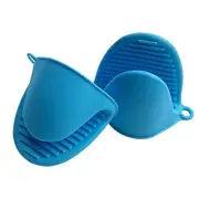 Silicone Mini Oven Gloves Potholder, Heat Resistant Pinch Oven Mitts Pot