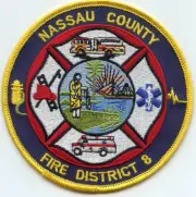 NASSAU COUNTY FLORIDA FL Fire District 8 FIRE PATCH