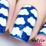 Whats Up Nails Clouds Stencils for Nails, Nail Stickers, Nail Art, Nail Vinyls