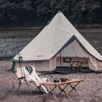 在飛比找樂天市場購物網優惠-夏諾多吉戶外露營蒙古包帳篷過夜野營防雨大型金字塔印第安帳篷
