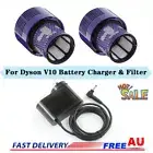 For Dyson V10 Battery Charger & Filter Series Vacuum Cleaner Adapter AU
