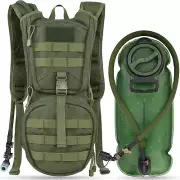 Adjustable Tactical Hydration Backpack with 3L TPU Bladder for Active Adventures