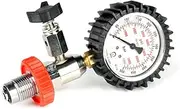 Best Divers Ab0774 Sub Pressure Gauge, Chromed Brass, 18 x 11 x 4.5 cm