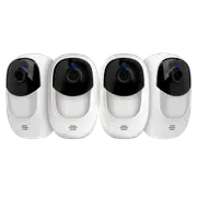 Uniden Wire-Free FULL HD Weatherproof Smart Camera with Cloud Back-up Quad Pack