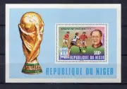s5419) NIGER 1978 MNH** W.C. Football - C.M. Calcio S/S.-OVPTD WNNERS