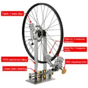 Bicycle Wheel Truing Stand With Dial Indicator Gauge Bike Adjustment Rims MTB