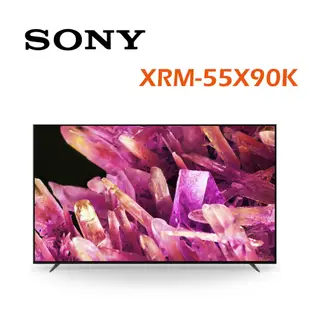 ✿聊聊最便宜✿全台配裝✿全新未拆箱 XRM-55X90K SONY 索尼 4K HDR 55吋 BRAVIA電視 日本製