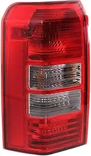 Rear Tail Light Assembly With Halogen Bulb Brake Reverse Stop Lamp Compatible With Jeep Patriot 2007 2008 2009 2010 2011 2012 2013-2018(Left Driver Side)