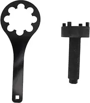 Grcfumo Drive Spanner Bearing Carrier Retainer Wrench Tool, Steel Bearing Retainer Spanner Wrench, Bearing Carrier Retainer Wrench Tool for Outboards 150HP and up