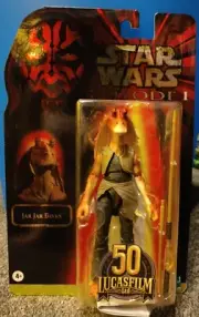 Star Wars Black Series Lucasfilm 50th Anniversary Jar Jar Binks Figure. In Stock