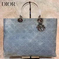 在飛比找蝦皮購物優惠-Dior 迪奧 手提包 吊飾 丹寧布 日本直送 二手