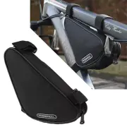 ROSWHEEL Mountain Bike Triangle Cycling Bicycle Front Tube Frame Bag Pouch Black
