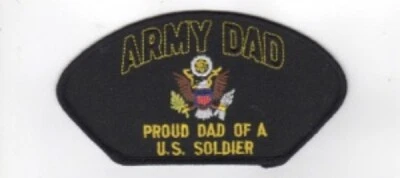 Proud Dad of a US Soldier HC Hat Patch
