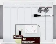 QUARTET QT79560 Basics Monthly Planner, White Frame 280X360MM