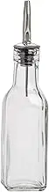 Argon Tableware Square Olive Oil/Vinegar Utensil Bottle With Tapor Pourer - 170ml