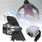 Electric Motorized Fin Surfboard, Jet Powered Surfboard Kit, 24V Thruster Electric Surfboard Fins Propeller Adjustable Speed, Stand Up Board Paddle Board Fin