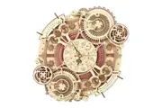 Zodiac Wall Clock Time Art 3D Wooden Puzzle