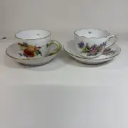 Herend Cup Saucer Tulip Bouquet Bt711 1728/Ctr