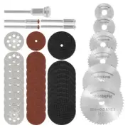 41x Mini Diamond Cutting Discs Wheel Blades Drill Bit Set For Dremel-Rotary~Tool