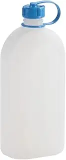 hünersdorff Plastic Bottle, Drinking Bottle, Storage Bottle with Tight Screw Lid, Chemical and Food Resistant, 1 Litre, Made in Germany