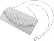 [Yardenfun] Evening Clutch Purse Women Envelope Bag with Chain Fashionable Evening Bag for Ladies