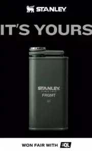 STANLEY CLASSIC FLASK X FRAGMENT DESIGN 0.23L Hammertone Green