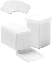 400 PCS Lash Extension Glue Wipes, Lint Free Glue Cleaning Pads Non-Woven Fabric
