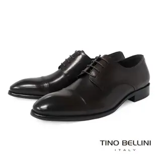 【TINO BELLINI 貝里尼】男款 正裝紳士橫飾德比鞋HM2T0022