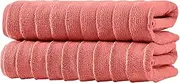 [BAGNO MILANO] Turkish Bath Towels, Soft Plush Luxury Bath Towels, Quick Dry Towel Set (6 Piece)