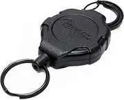KEY-BAK Ratch-It Retractable Ratcheting Tether with 48" Kevlar Cord, 10 oz. Retraction Force, Carabiner Attachment